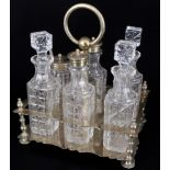 Victorian Cruet Set of 6 Bottles, William Owen Leeds,
