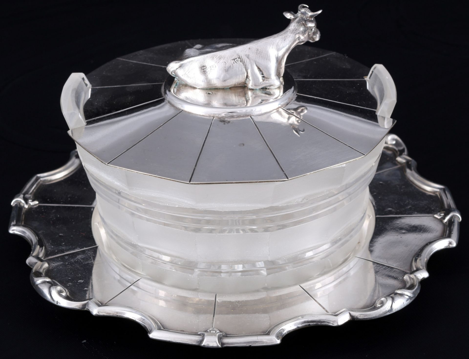 England 925 Silver Victorian Butter Dish by Henry Wilkinson & CO, - Image 3 of 6