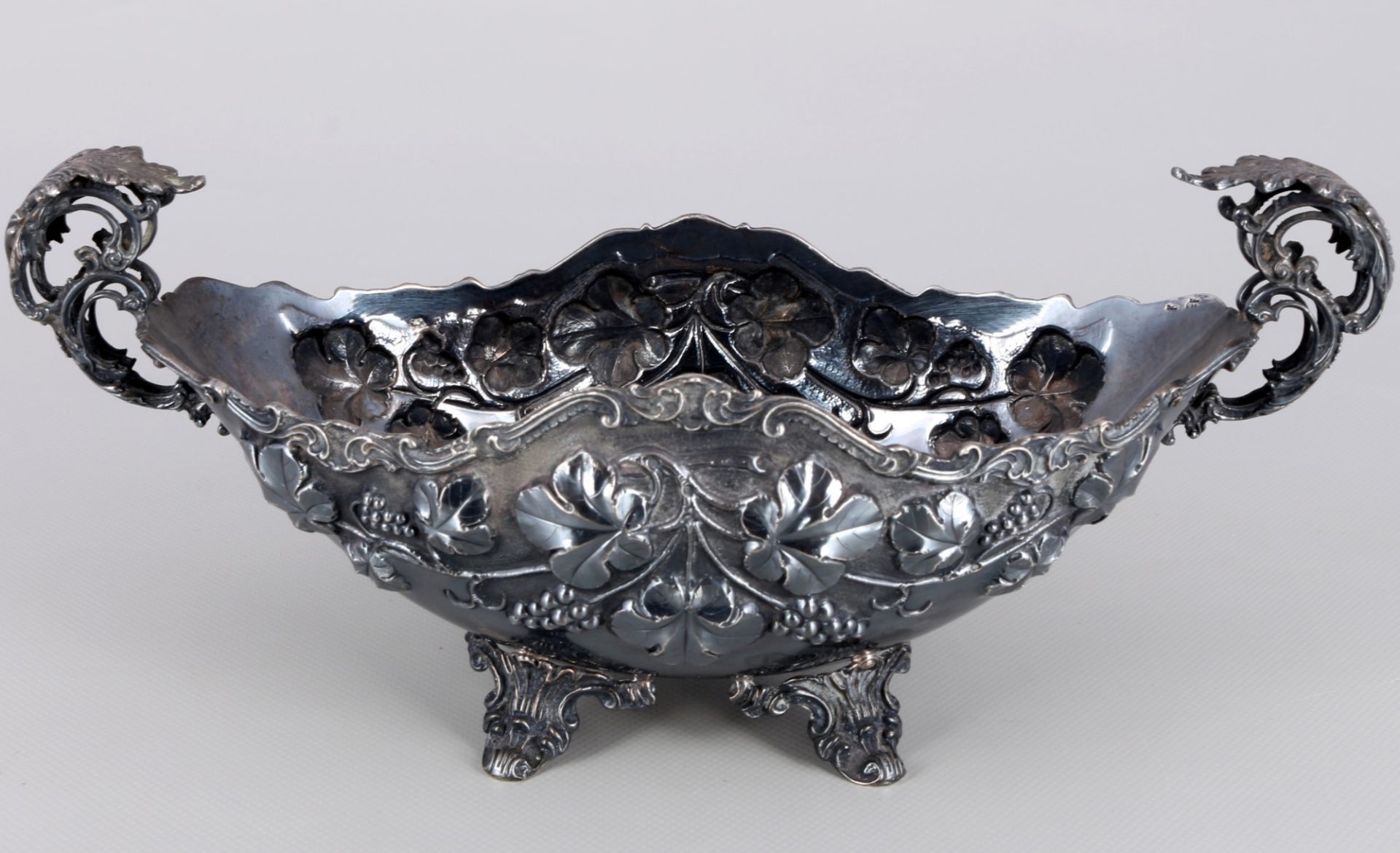 925 silver large jardiniere,