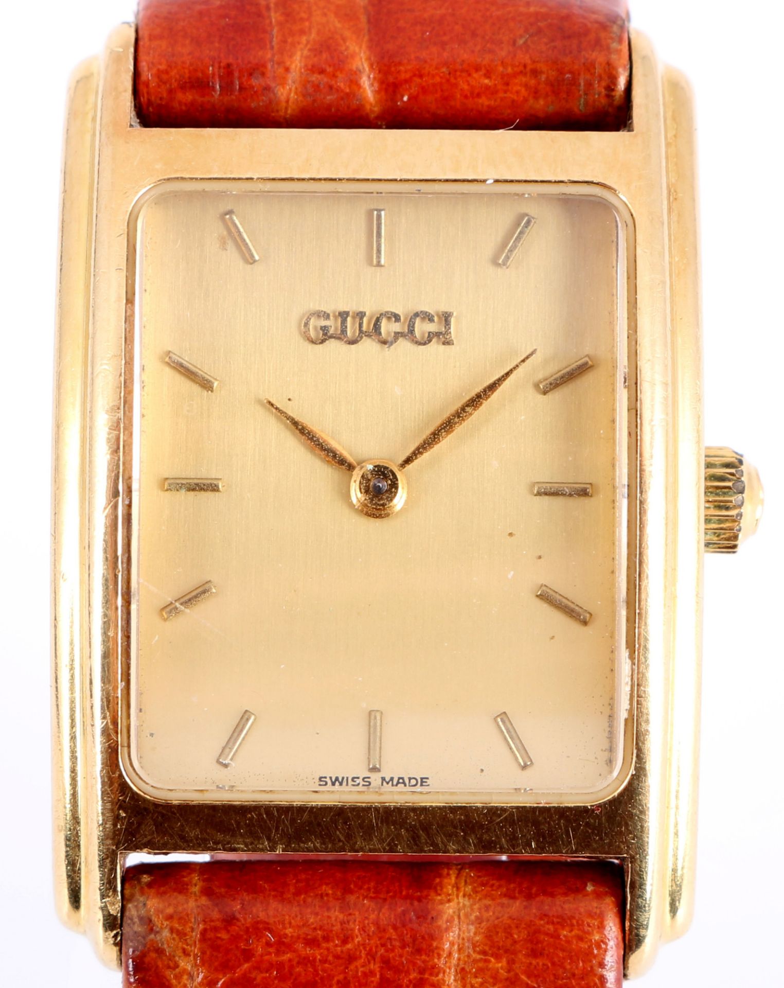 750 Gold Gucci Damen Armbanduhr, - Bild 2 aus 4