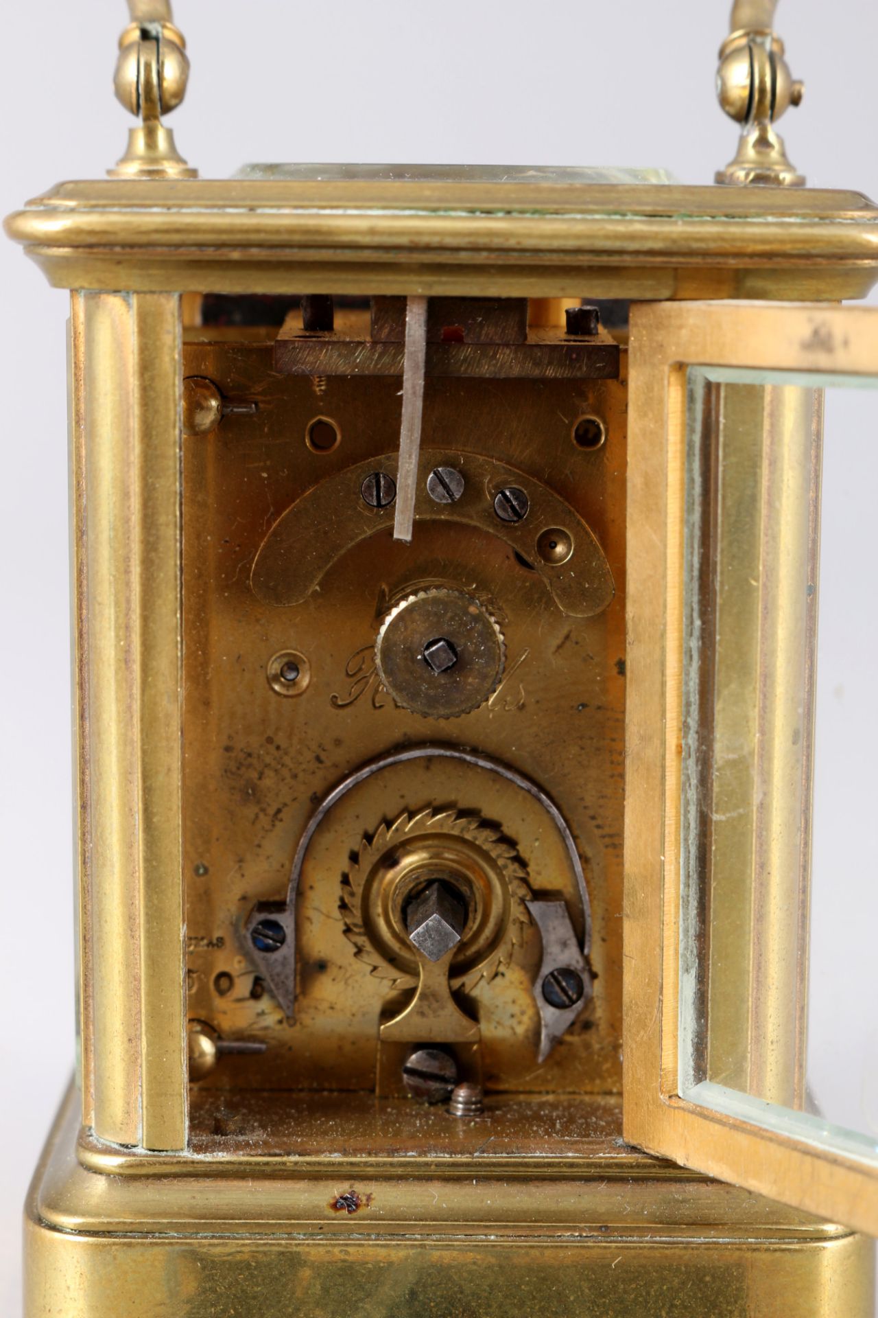 French carriage clock A. DUMAS around 1880, Reiseuhr, - Image 5 of 6