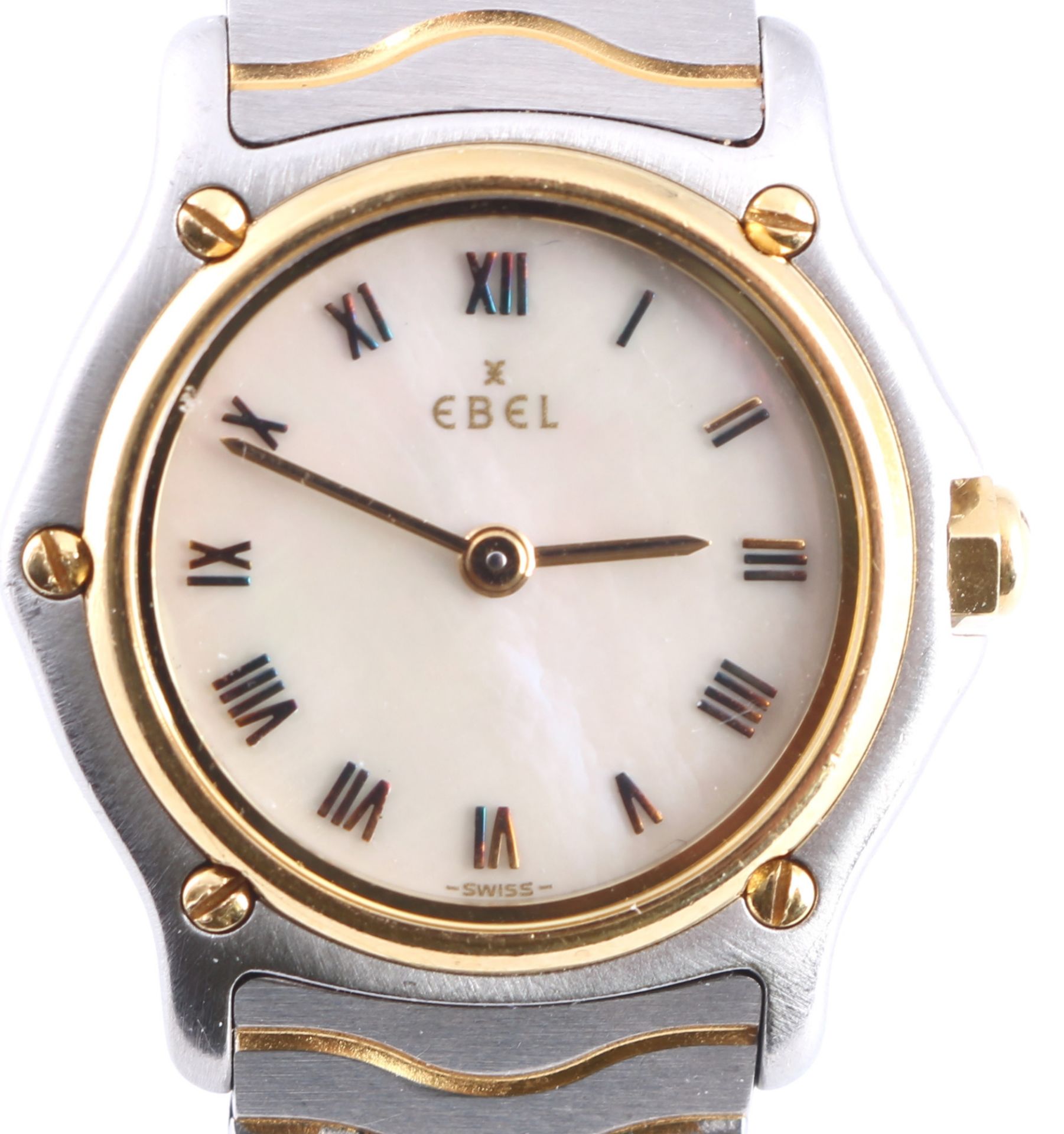 Ebel Damen Armbanduhr mit Perlmuttzifferblatt, - Bild 2 aus 5