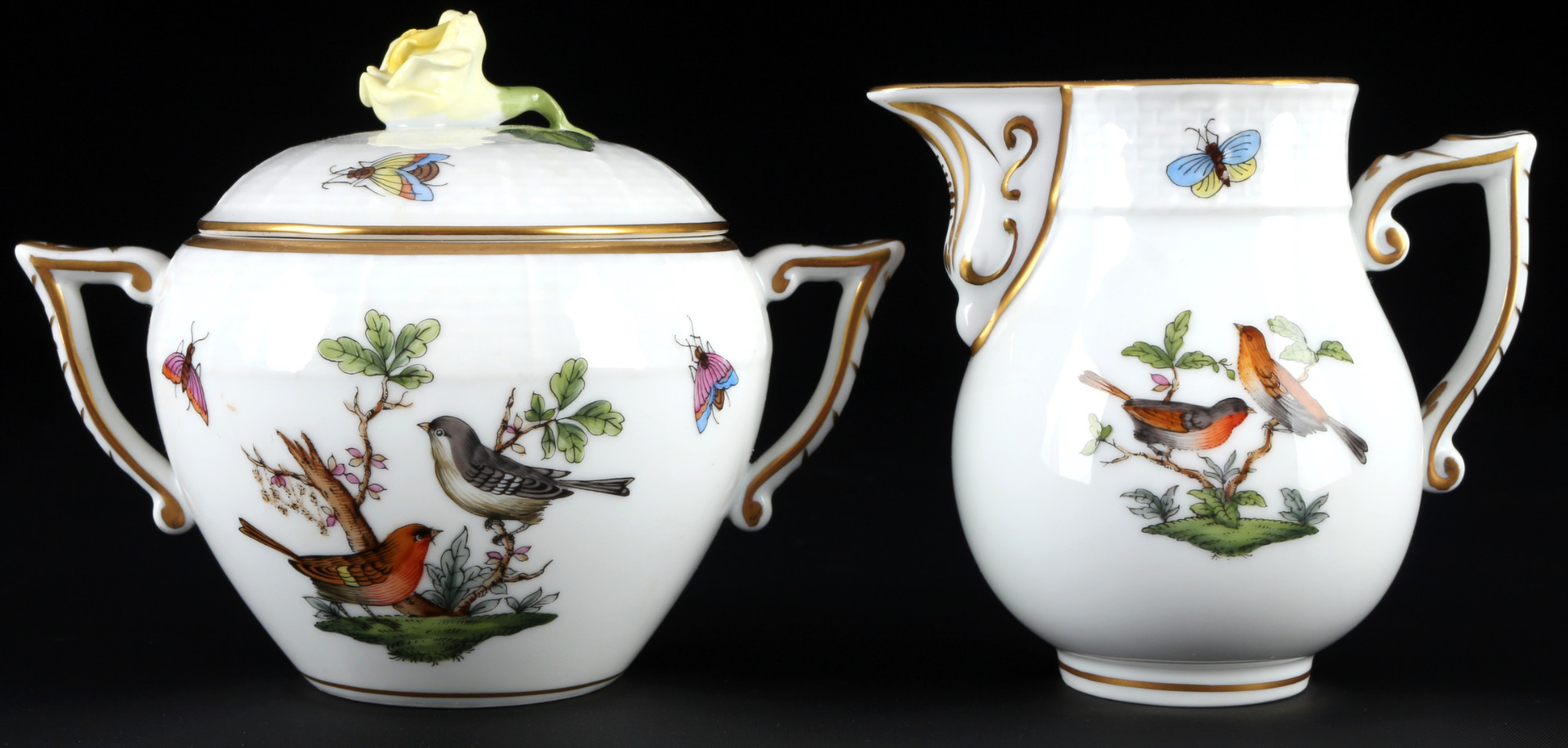 Herend Rothschild tea service for 6 persons, Teeservice für 6 Personen, - Image 5 of 10