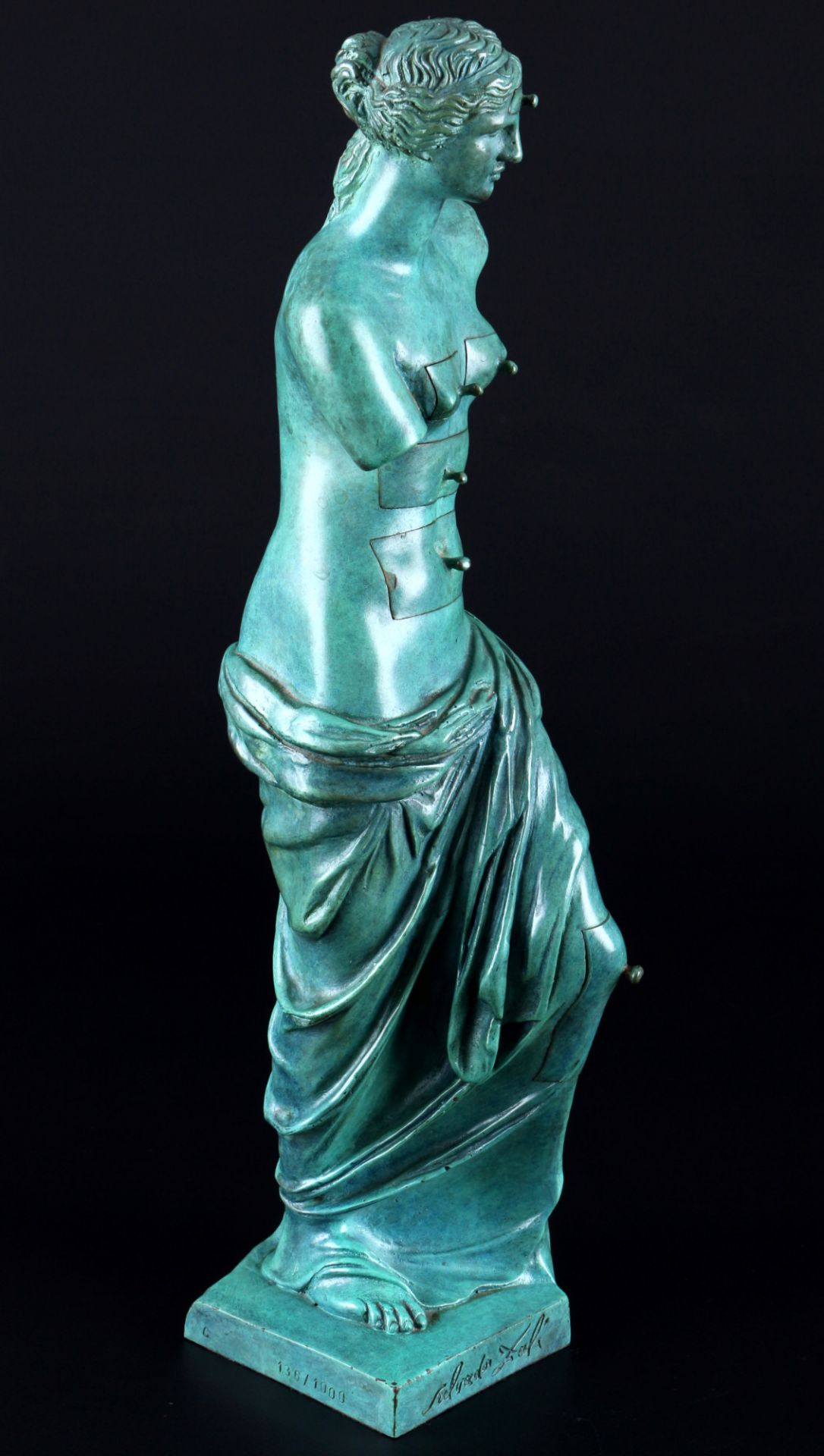 Salvador Dali (1904-1989) Bronze Venus von Milo mit Schubladen, Gießerei Valsuani, Bronze Venus de M - Bild 5 aus 6