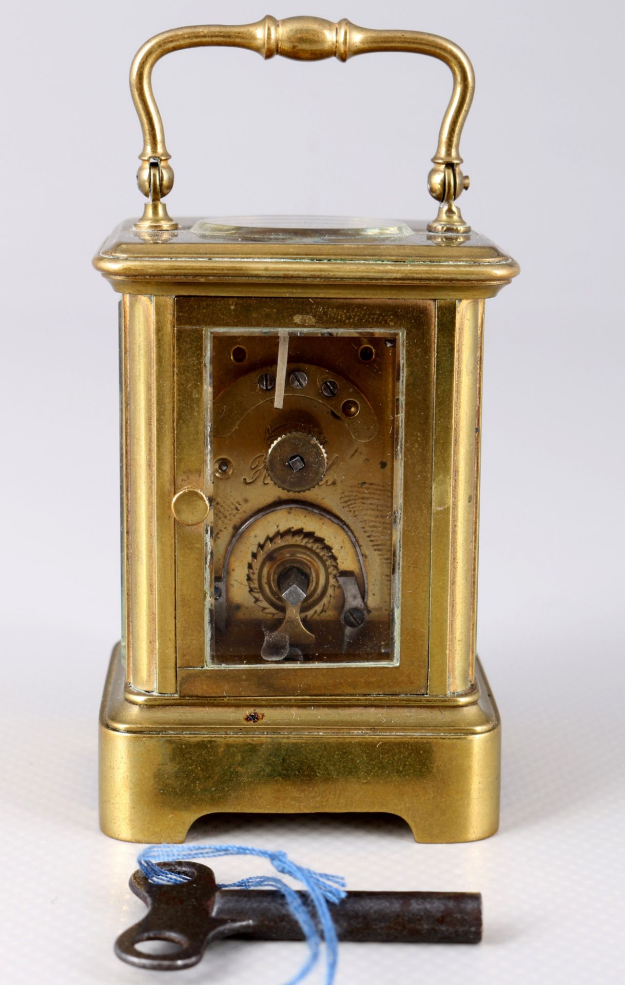 French carriage clock A. DUMAS around 1880, Reiseuhr, - Image 4 of 6