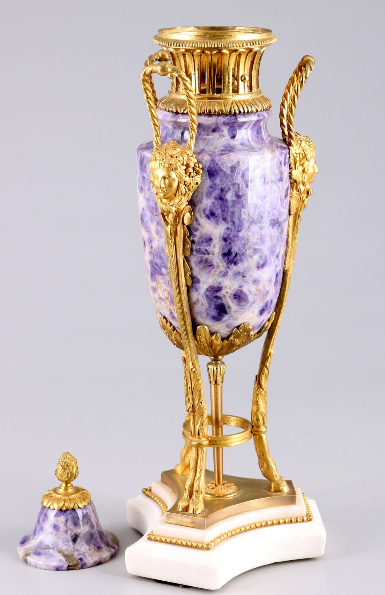 Frankreich 19. Jahrhundert, Paar Bronze Brûle Parfum Cassolette Vasen, - Bild 3 aus 6