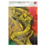 London Underground Poster LT Michelangelo Kitaj Victoria Albert Museum