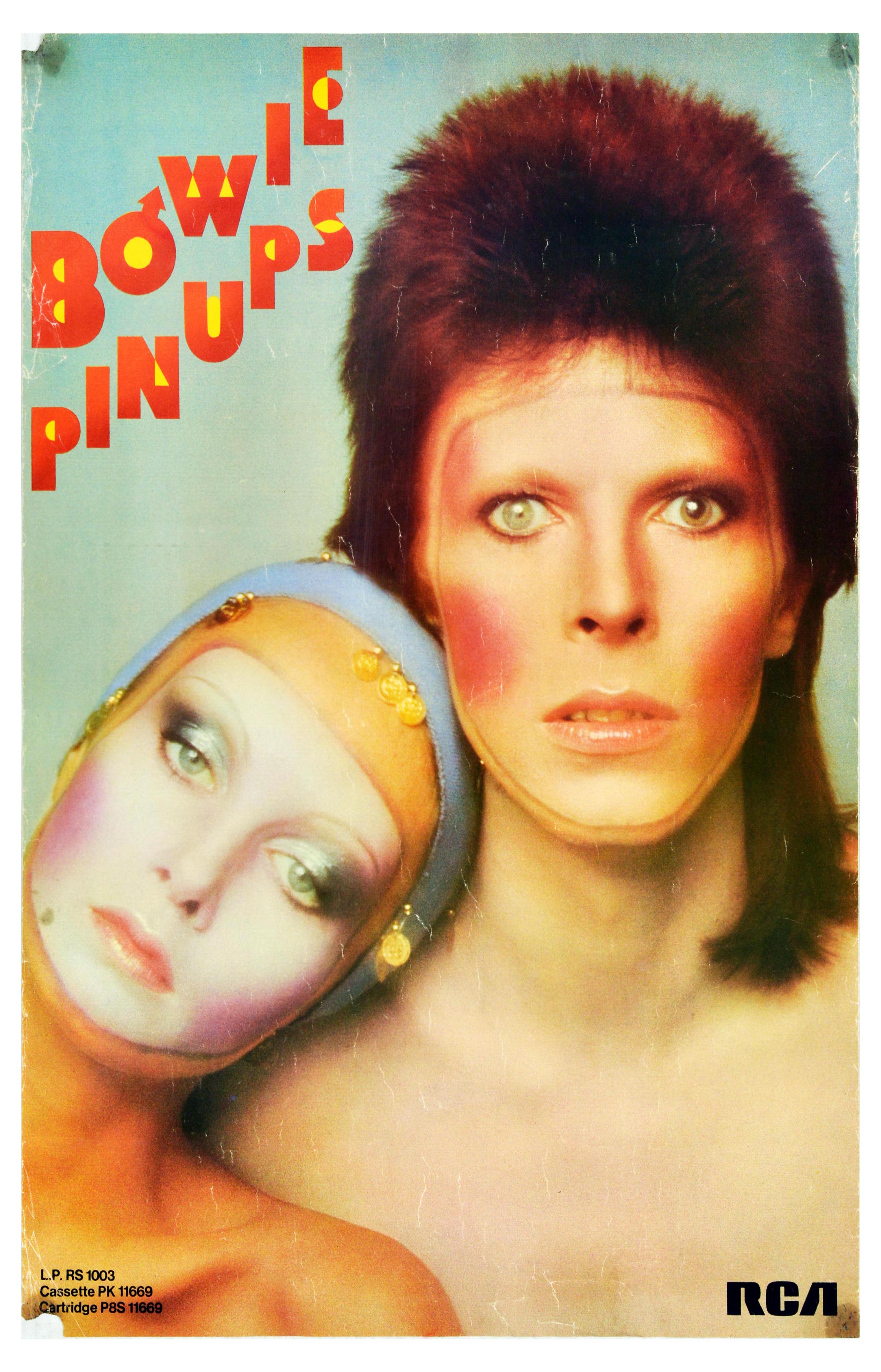 Advertising Poster David Bowie Pin Ups Pinups Music Album