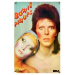 Advertising Poster David Bowie Pin Ups Pinups Music Album