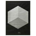 Advertising Poster Grossformate Cube Graphic Art Minimalist Exhibition