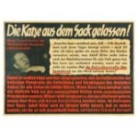 War Poster US Navy Knox WWII Nazi Germany Hitler Wilson