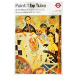 London Underground Poster Chinatown John Bellany Paint it by Tube