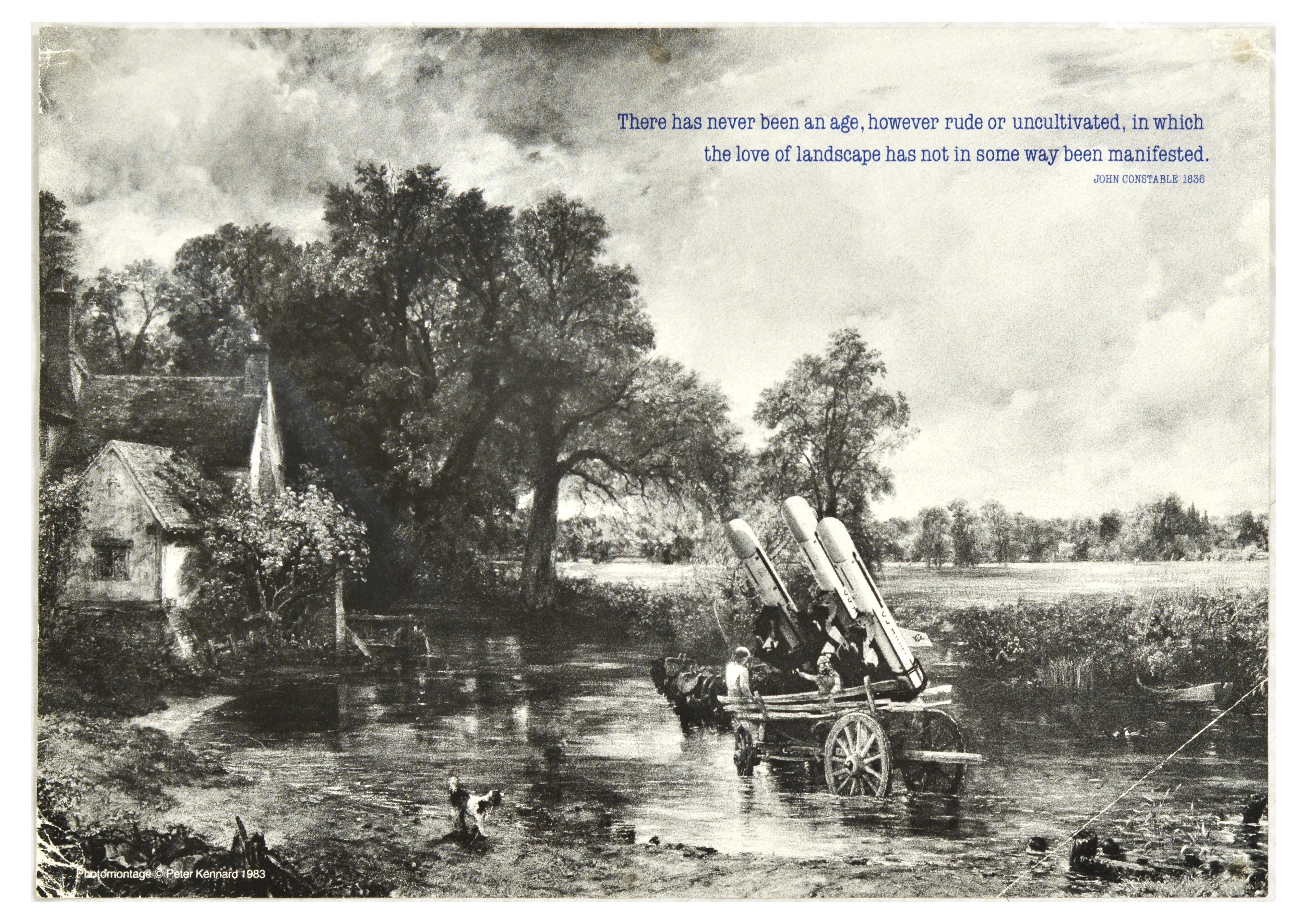 Propaganda Poster Landscape Love John Constable Peter Kennard