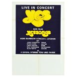 Film Poster Yes Rock Band Live in Concert London