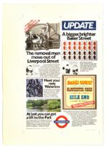 London Underground Poster Evening Standard Update Headlines Frank Dickens