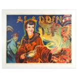 Advertising Poster Aladdin Genie Arabic Fairytale