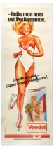 Advertising Poster Veedol Ice Skater Pinup Oil Lubricant Performance