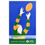 London Underground Poster Rugby World Cup 2015 TFL