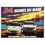 Sport Poster 24 Heures Du Mans Car Racing BMW Porsche