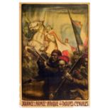 War Poster African Army Colonial Troops Day WWI Journee De lArmee dAfrique