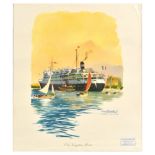 Travel Poster Navigation Mixte El Djezair De Palma Cruise Ocean Liner