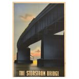 Travel Poster The Storstrom Bridge Denmark Falster Masnedo
