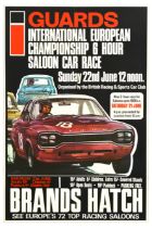 Sport Poster Guards International European Championship Saloon Car Race Brands Hatch