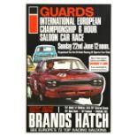 Sport Poster Guards International European Championship Saloon Car Race Brands Hatch