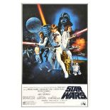 Film Poster Star Wars Saga George Lucas Hamill Ford Fisher Cushing