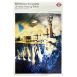 London Underground Poster Richmond Riverside Tube Spencer Rowell
