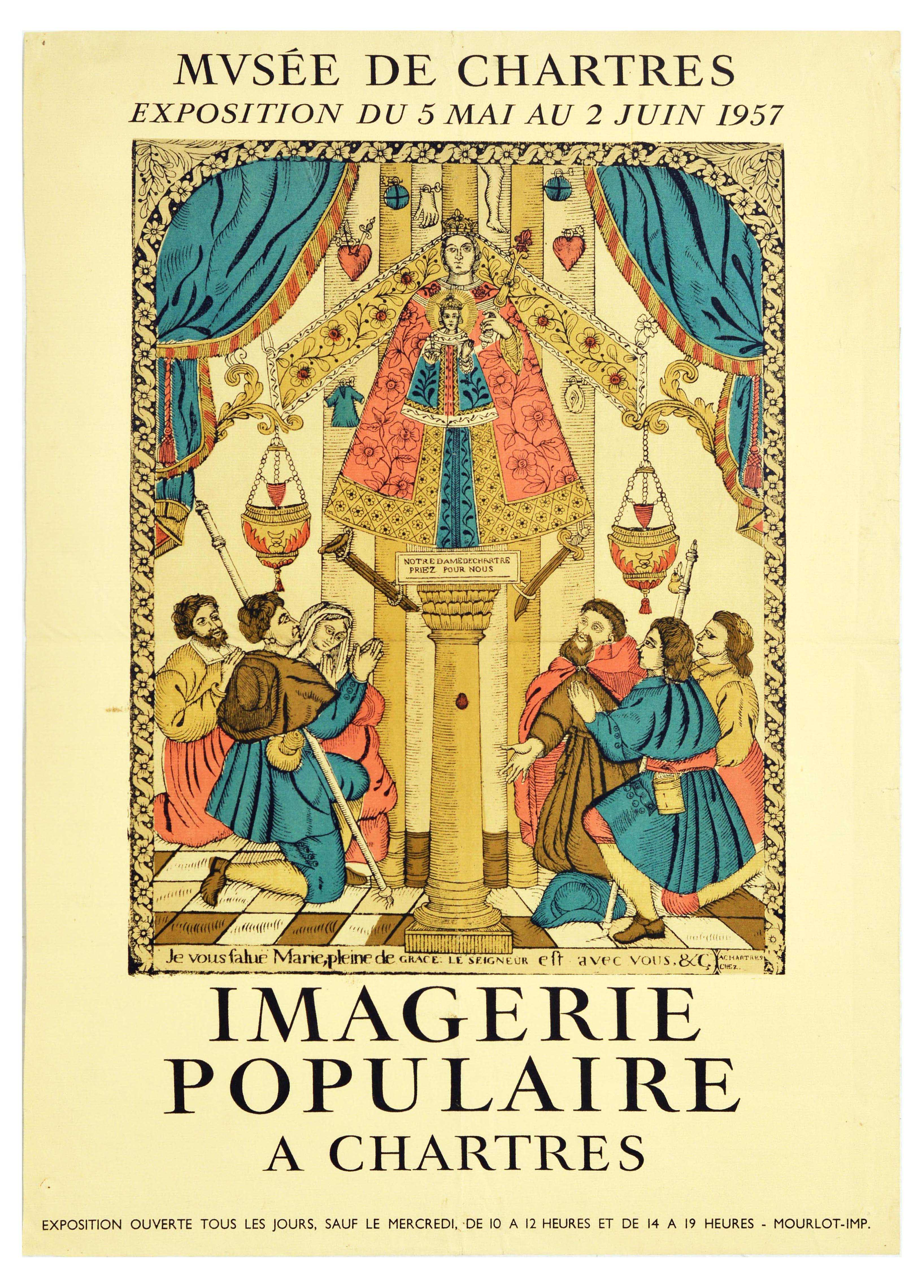 Advertising Poster Imagerie Populaire Chartres Catchpenny Print Art Exhibition