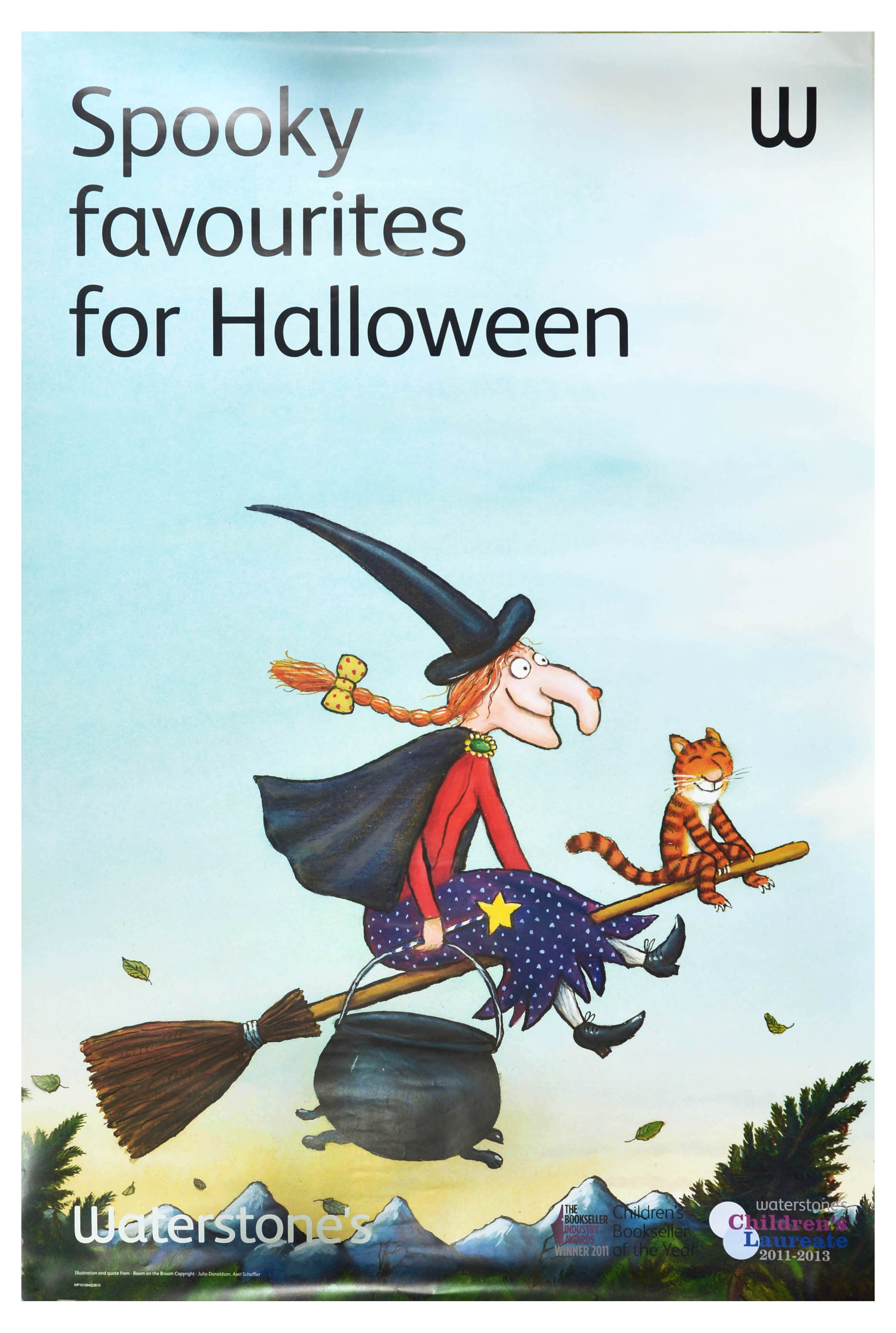 Advertising Poster Set Waterstones Books Halloween Booker