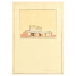 London Underground Poster Northolt Station Art Deco Architecture GWR Brian Lewis