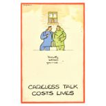 War Poster Careless Talk Costs Lives Fougasse Strictly Between