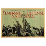 War Poster Emprunt De La Defense Nationale WWI War Loan Marianne
