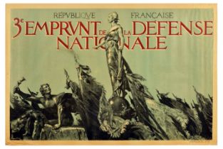 War Poster Emprunt De La Defense Nationale WWI War Loan Marianne