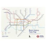 London Underground Poster Black History Tube Map TFL