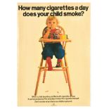 Propaganda Poster Child Smoke Cigarettes Nicotine Health