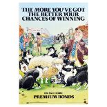 Propaganda Poster Premium Bonds National Savings Sheep Dog