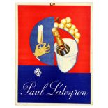 Advertising Poster Paul Lateyron Champagne Art Deco France Alcohol Drink