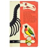 London Underground Poster Natural History Museum Dinosaur Bird LT Art Galleries