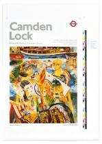 London Underground Poster LT Camden Lock John Bellany