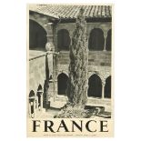 Travel Poster France Roman Cloister Frejus Var Cloitre Roman