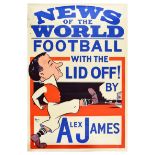 Sport Poster World Football Alex James News of the World