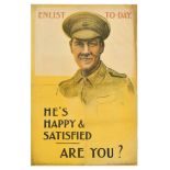 War Poster Enlist Today UK Recruitment WWI