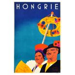 Travel Poster Hongrie Hungary Art Deco Mallasz Dallos