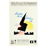 Advertising Poster Liselotte Chante Strasbourg Tomi Ungerer