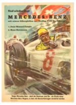 Sport Poster Mercedes Benz Swiss Grand Prix Juan Manuel Fangio