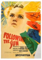 Film Poster Following The Sun Sovexportfilm