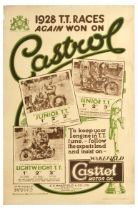 Sport Poster Castrol Isle of Man TT Motorcycle Races